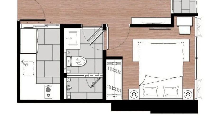 For sale 1 bed condo in Huai Khwang, Bangkok