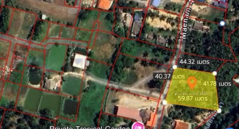 For sale land in Ko Samui, Surat Thani