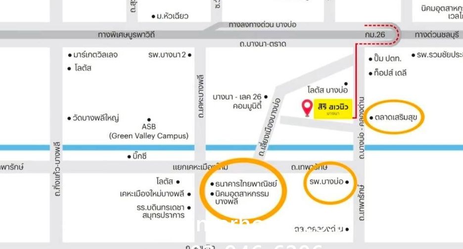 Gewerbefläche zur Miete mit 3 Zimmer in Bang Bo, Samut Prakan