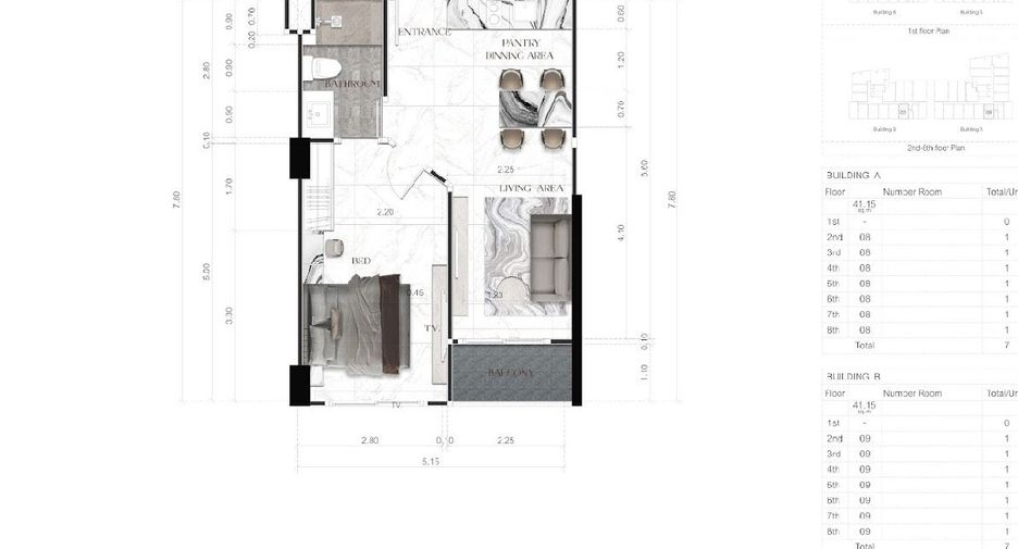 Wohnung zum Kauf mit 1 Zimmer in South Pattaya, Pattaya