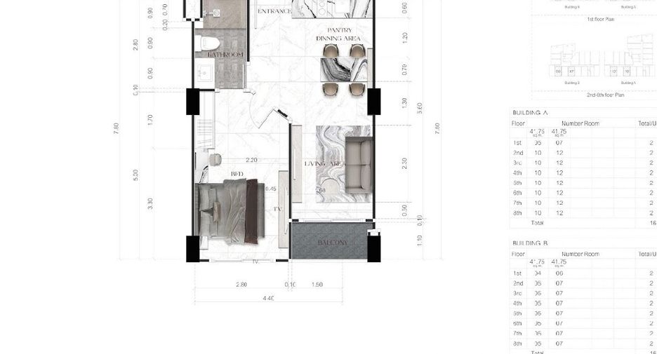 Wohnung zum Kauf mit 1 Zimmer in South Pattaya, Pattaya