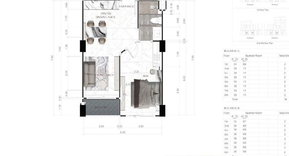 Wohnung zum Kauf mit 1 Zimmer in South Pattaya, Pattaya