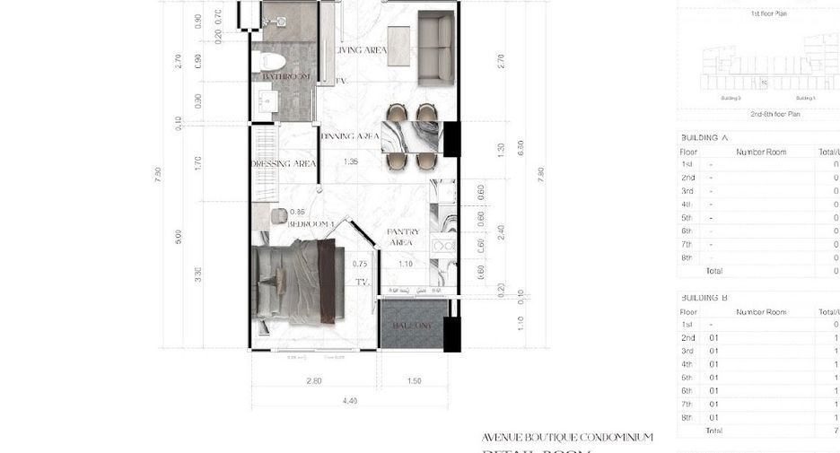 Wohnung zum Kauf mit 1 Zimmer in South Pattaya, Pattaya