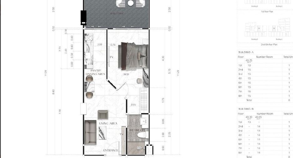 Wohnung zum Kauf mit 1 Zimmer in South Pattaya, Pattaya
