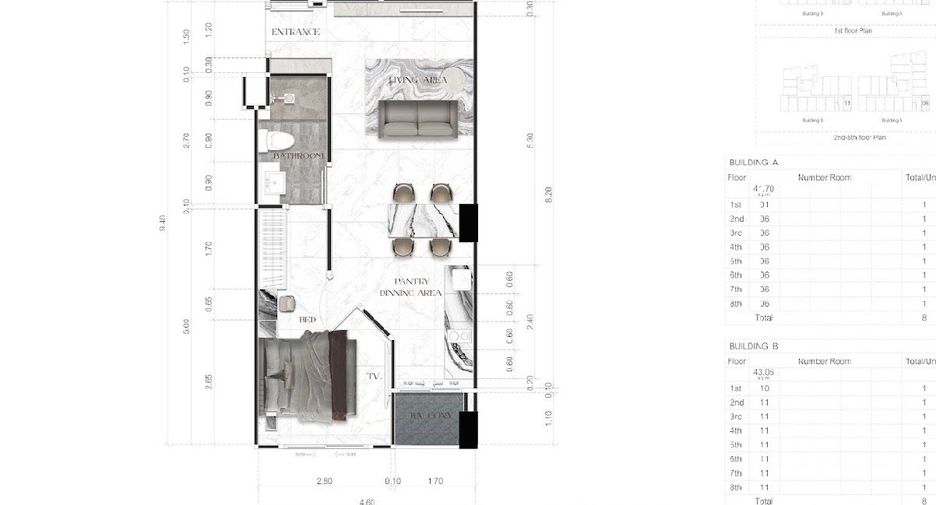 Wohnung zum Kauf mit 1 Zimmer in South Pattaya, Pattaya