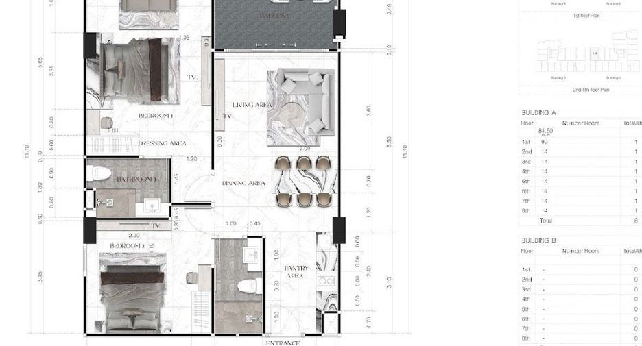 Wohnung zum Kauf mit 1 Zimmer in South Pattaya, Pattaya