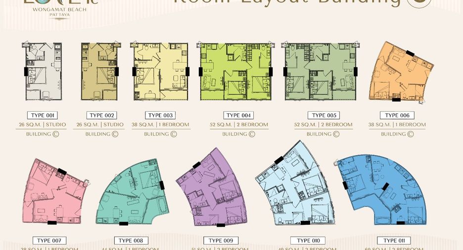 Wohnung zum Kauf mit 1 Zimmer in North Pattaya, Pattaya