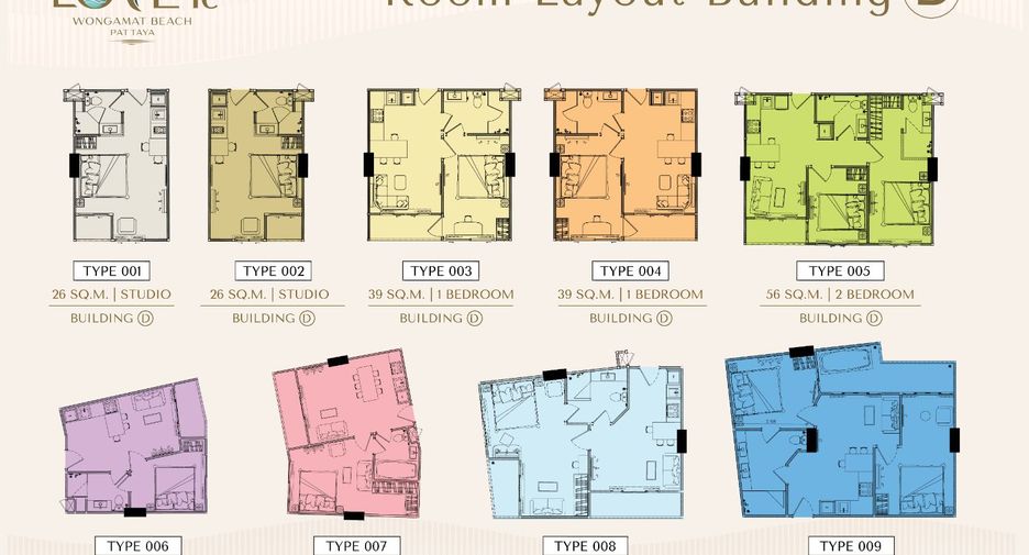 Wohnung zum Kauf mit 1 Zimmer in North Pattaya, Pattaya