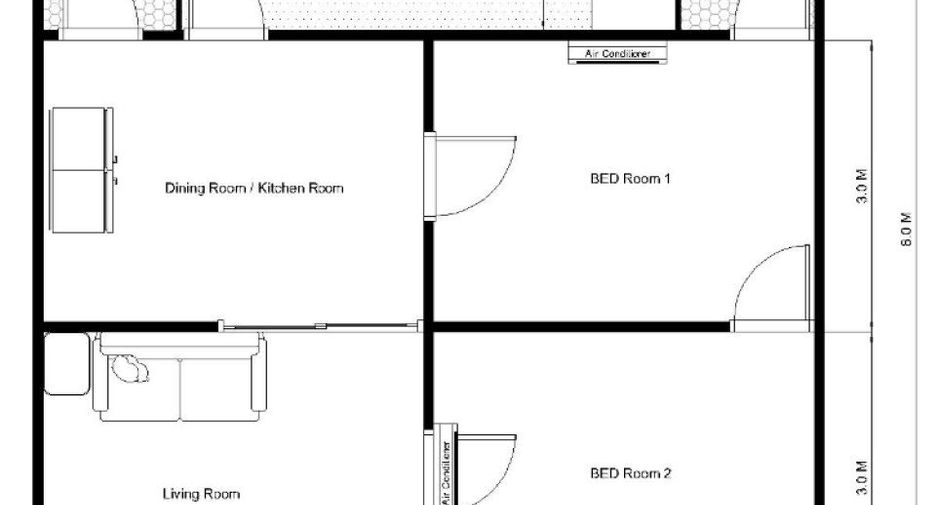 Wohnung zum Kauf mit 2 Zimmer in Krathum Baen, Samut Sakhon