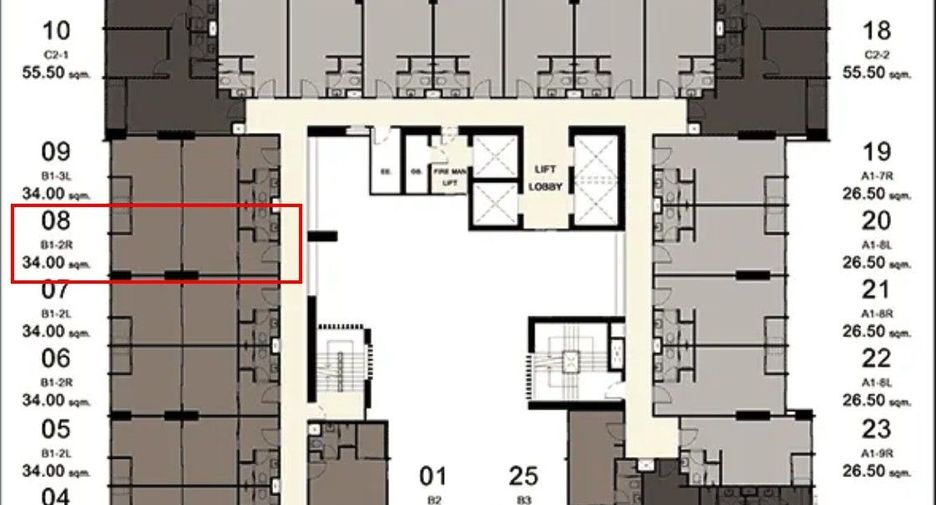Wohnung zur Miete mit 1 Zimmer in Khlong San, Bangkok