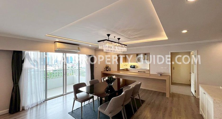For rent 3 bedrooms condo in Sathon, Bangkok