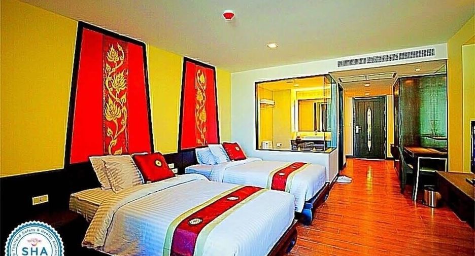 À louer et à vendre 170 chambres hôtel à Jomtien, Pattaya