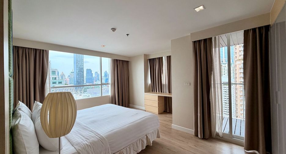 Apartamento con servicios en alquiler de 3 habitaciones en Pathum Wan, Bangkok