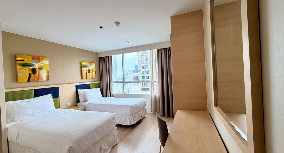 Apartamento con servicios en alquiler de 3 habitaciones en Pathum Wan, Bangkok