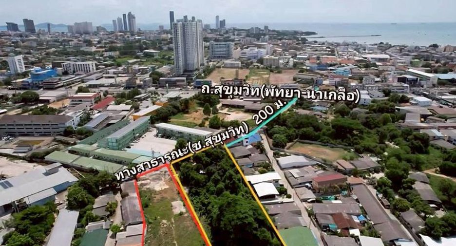 À vendre terrain à North Pattaya, Pattaya