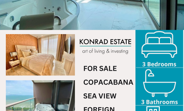 Продажа 3 спальни кондо в Йомтиен, Паттайя