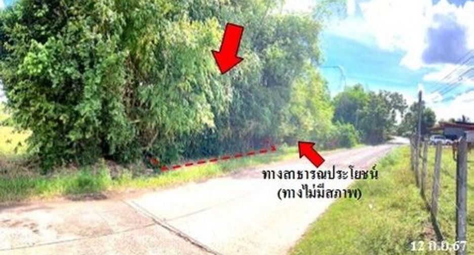 For sale land in Phibun Mangsahan, Ubon Ratchathani