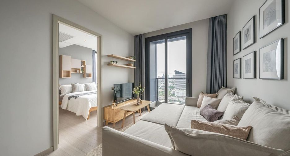 For rent 1 bed condo in Huai Khwang, Bangkok