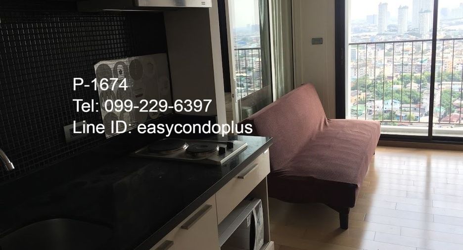 For rent 1 bed condo in Khlong San, Bangkok