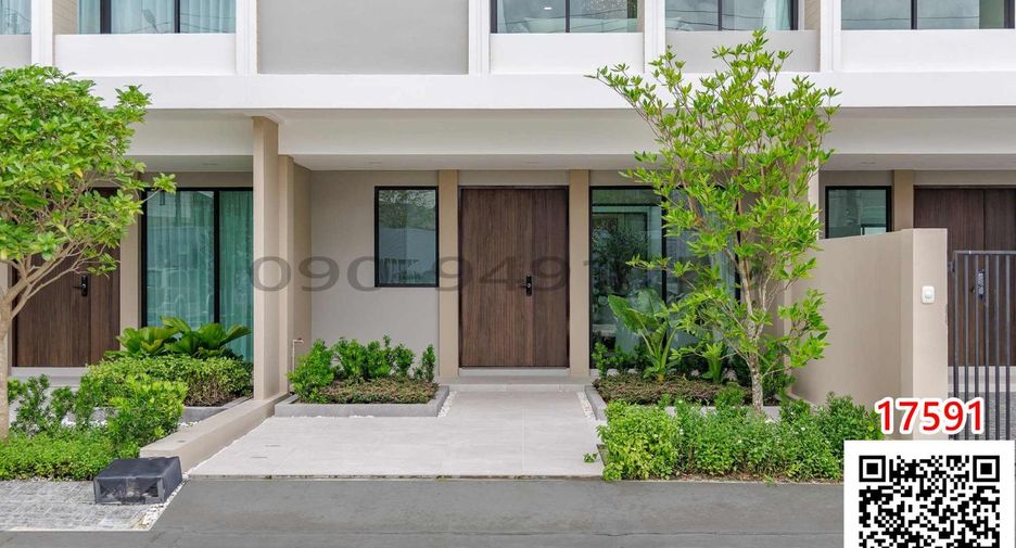 Casa adosada en venta de 3 habitaciones en Bangkok Noi, Bangkok