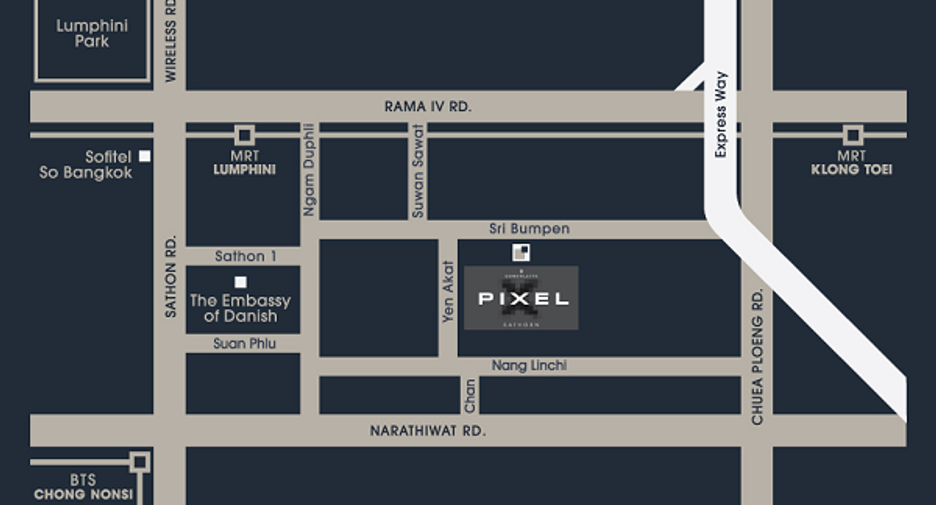 For sale 1 Beds condo in Yan Nawa, Bangkok