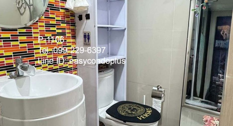 For rent studio condo in Huai Khwang, Bangkok