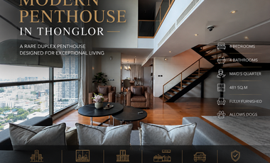 Wohnung zur Miete mit 4 Zimmer in Khlong Toei, Bangkok