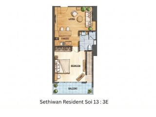 For rent 1 bed condo in Watthana, Bangkok