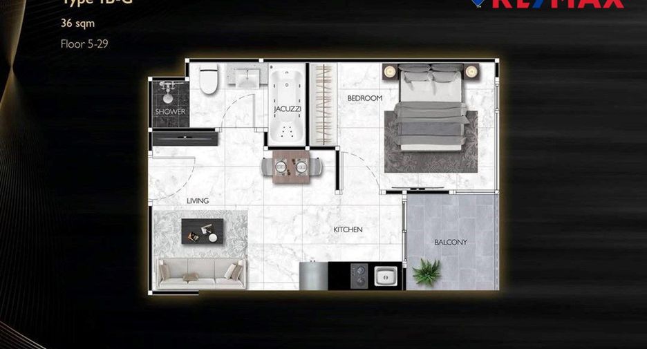 For sale 1 bed condo in South Pattaya, Pattaya