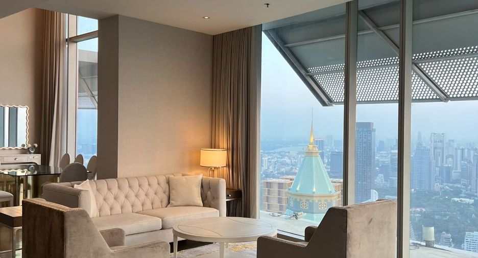 À louer 3 chambres condo à Pathum Wan, Bangkok