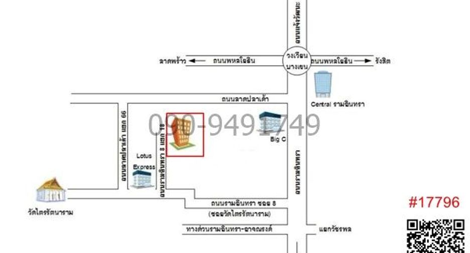For rent 3 bedrooms townhouse in Bang Khen, Bangkok