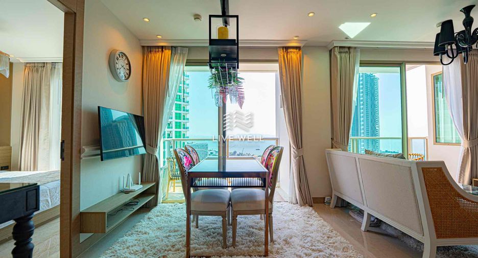 À vendre 2 chambres condo à Jomtien, Pattaya