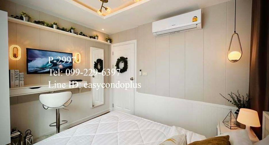For rent 2 bedrooms condo in Huai Khwang, Bangkok