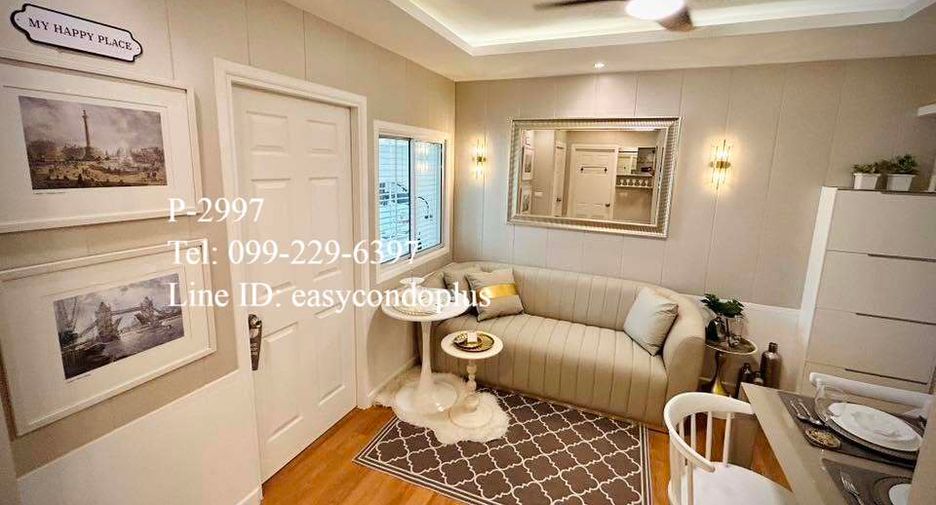 For rent 2 bedrooms condo in Huai Khwang, Bangkok