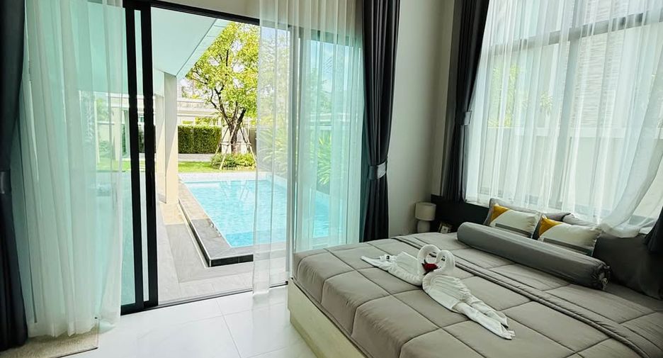 À louer et à vendre 3 chambres villa à Bang Lamung, Chonburi
