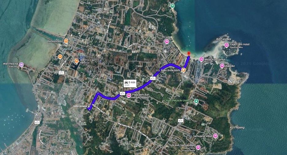 For sale 2 ベッドルーム villa in Ko Samui, Surat Thani