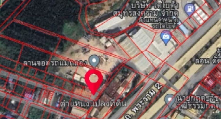 For sale land in Mueang Samut Songkhram, Samut Songkhram
