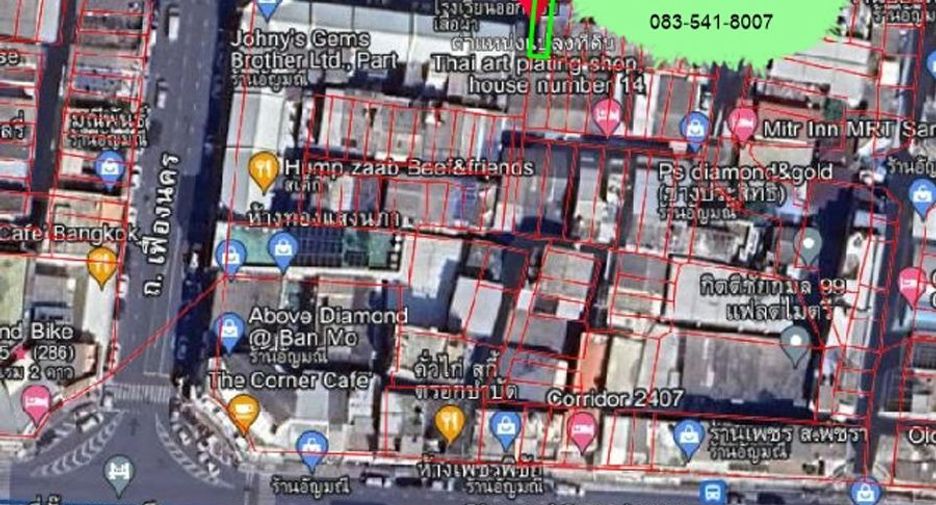 Local comercial en venta de 4 habitaciones en Phra Nakhon, Bangkok