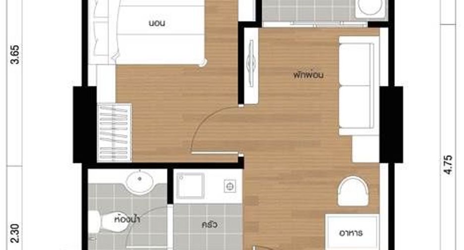 For sale 1 Beds condo in Bang Sue, Bangkok