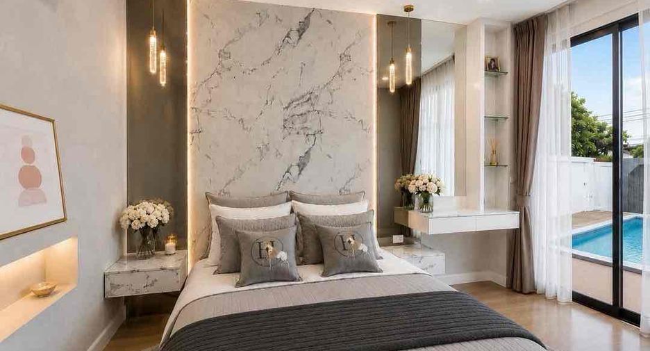 Villa en alquiler de 3 habitaciones en Bang Lamung, Chonburi