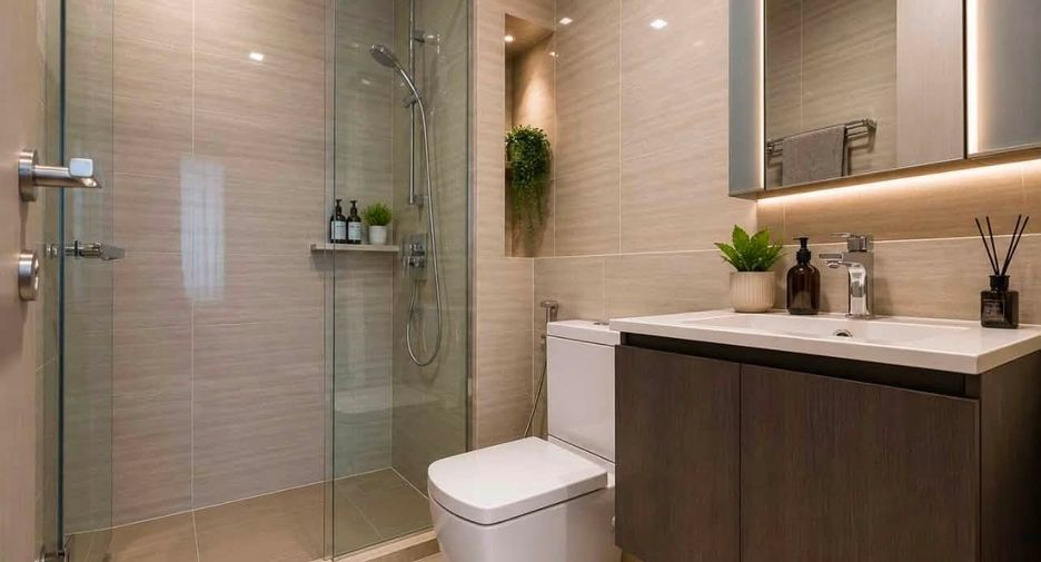 For rent 1 bed condo in Huai Khwang, Bangkok