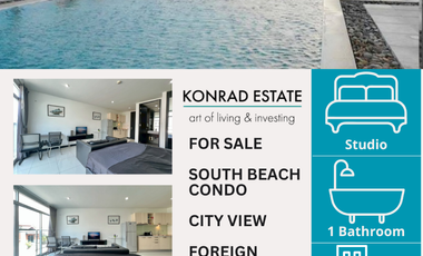 For sale 1 bed condo in Bang Lamung, Chonburi