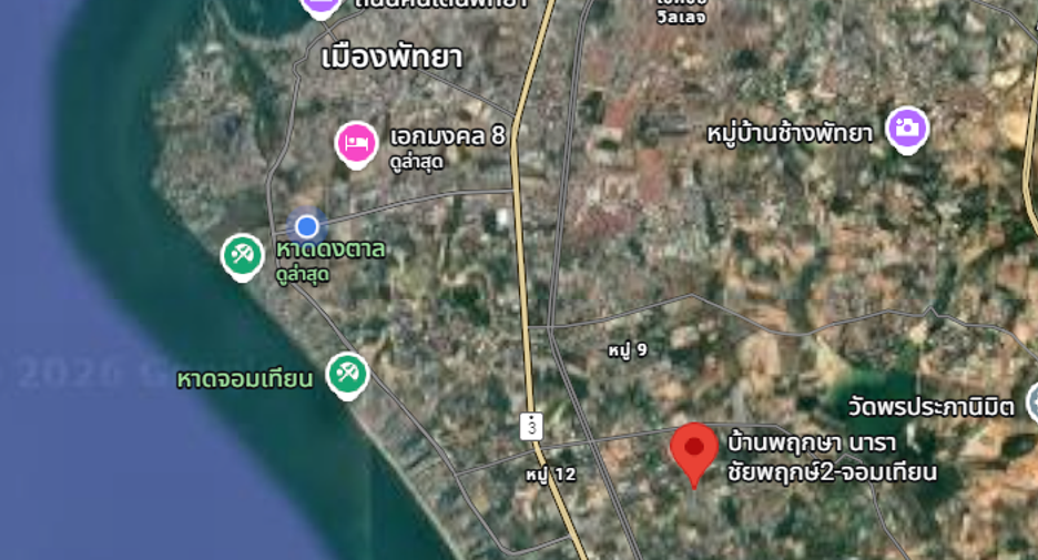 For rent 3 bedrooms house in Bang Lamung, Chonburi