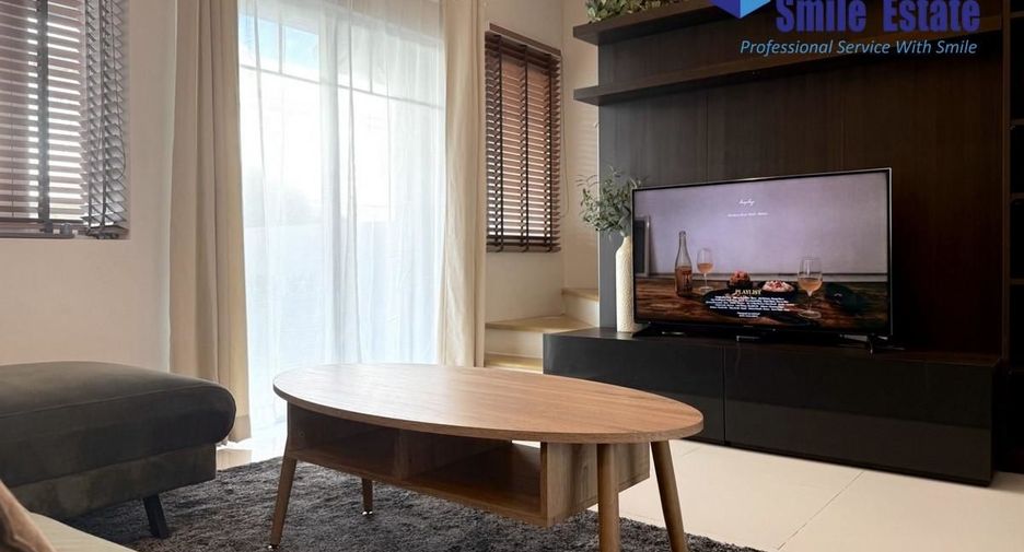 For rent 2 bedrooms townhouse in Bang Phli, Samut Prakan