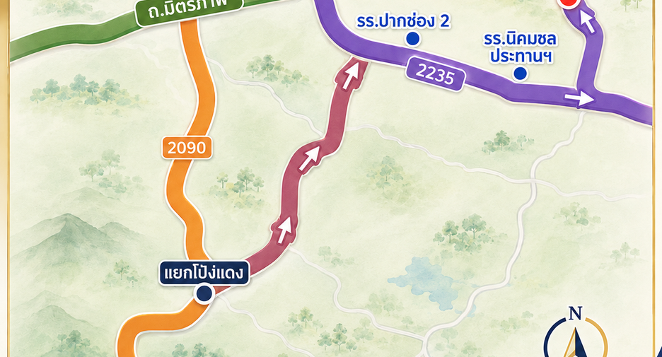 For sale 3 bedrooms condo in Pak Chong, Nakhon Ratchasima