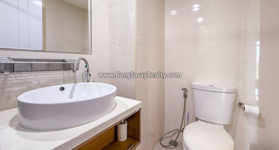For rent 1 bed condo in Bang Saray, Pattaya
