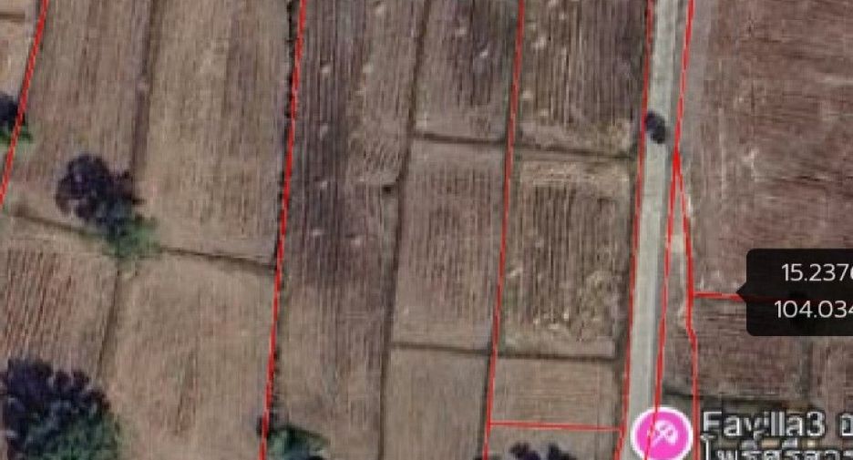 For sale land in Pho Si Suwan, Sisaket