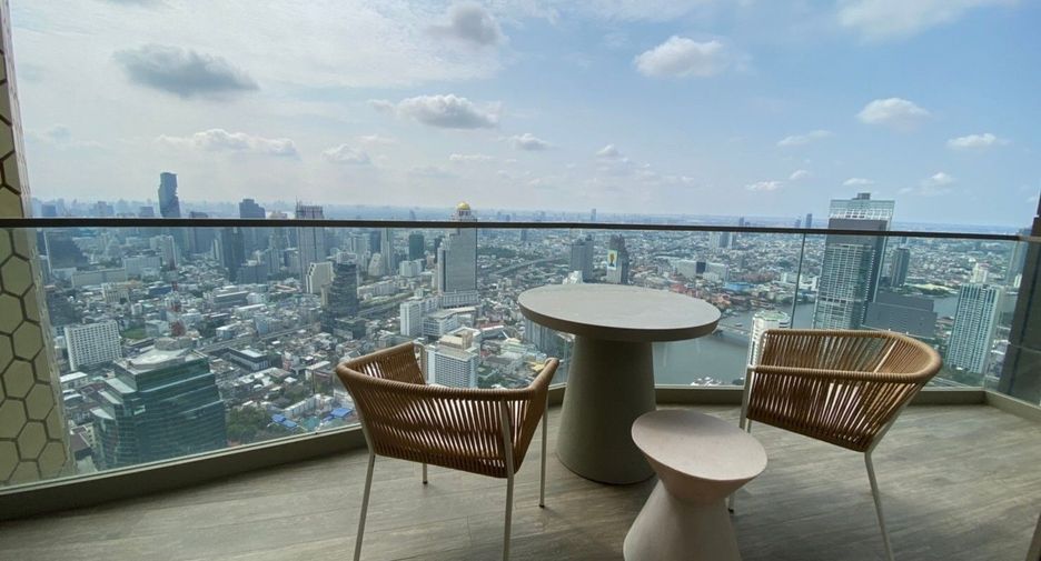 For rent 3 bedrooms apartment in Khlong San, Bangkok