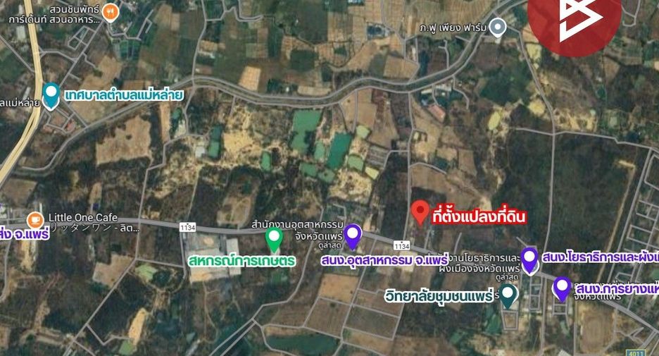 Terreno en venta en Mueang Phrae, Phrae