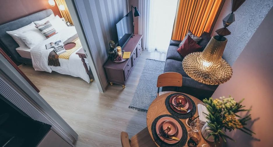 Condo en alquiler de 1 habitaciones en Huai Khwang, Bangkok